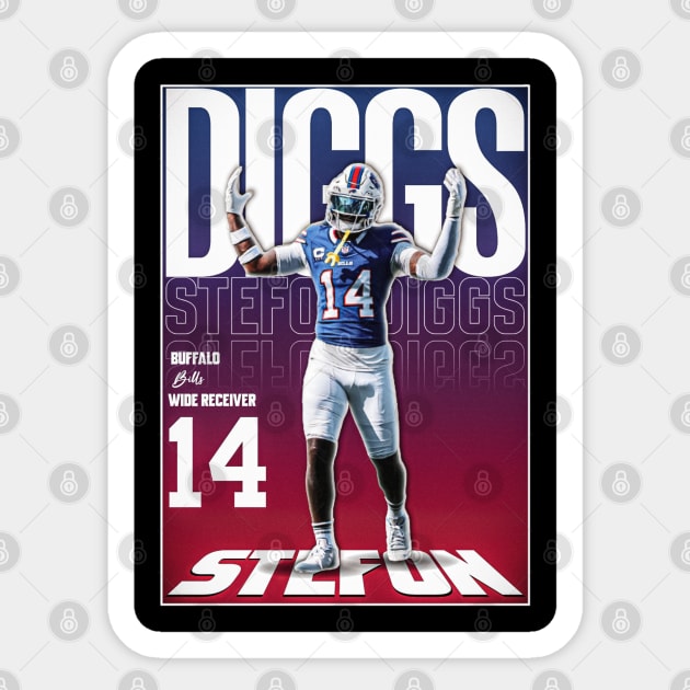 Stefon Diggs 14 Sticker by NFLapparel